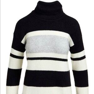 Talbots striped turtleneck